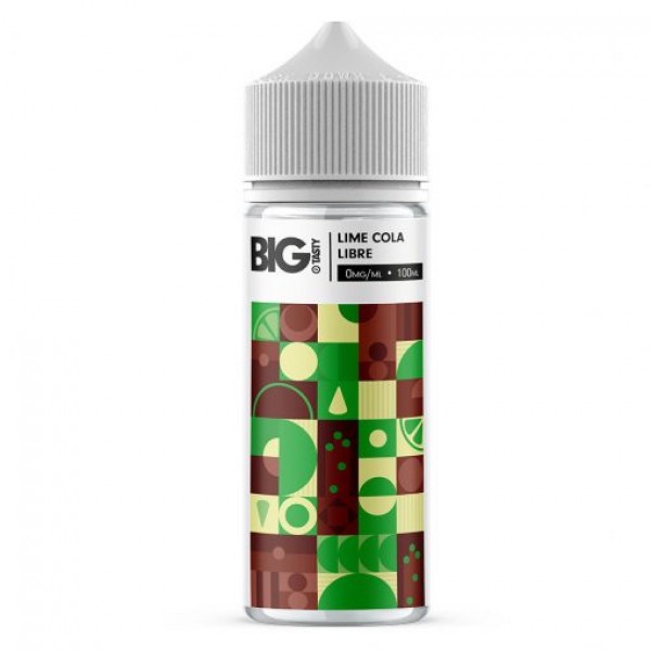 Lime Cola Libre by Big Tasty, 100ML E Liquid, 70VG Vape, 0MG Juice