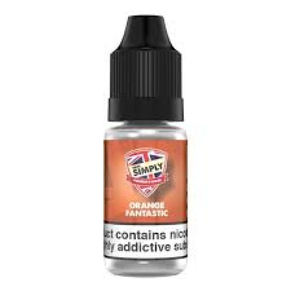 Orange Fantastic By Vape Simply 10ML E Liquid 50VG/50PG Vape Juice | All Strengths Available