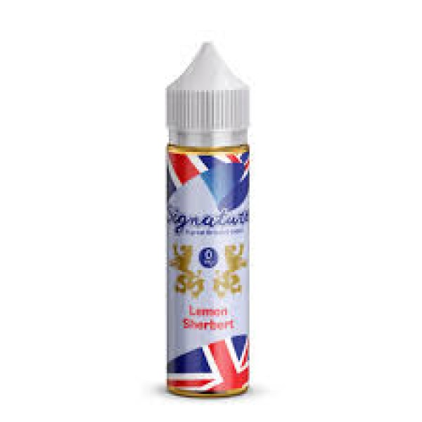 Lemon sherbet by Signature 50ml E Liquid Juice 50VG Vape Shortfill