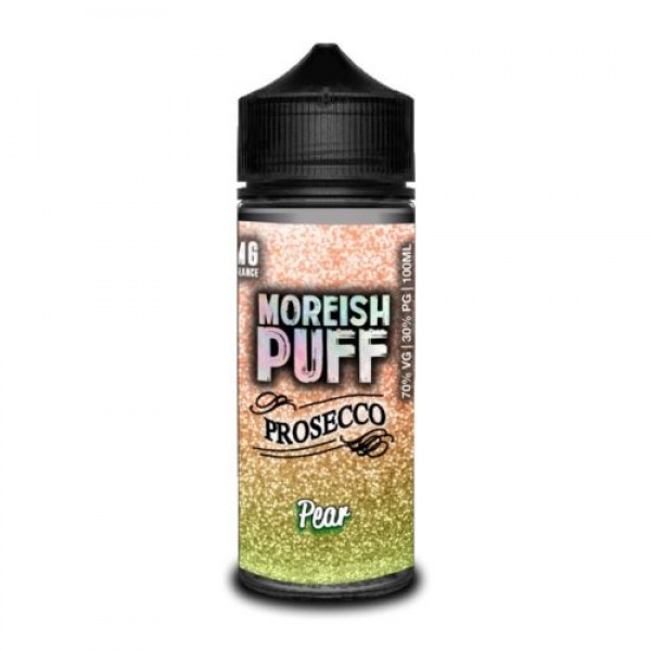 PEAR PROSECCO BY MOREISH PUFF 100ML SHORTFILL E LIQUID 70VG VAPE