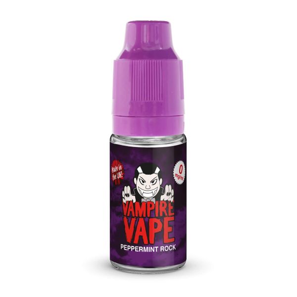 Peppermint Rock By Vampire Vape 10ML E Liquid. All Strengths Of Nicotine Juice