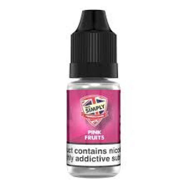 Pink Fruits By Vape Simply 10ML E Liquid 50VG/50PG Vape Juice | All Strengths Available