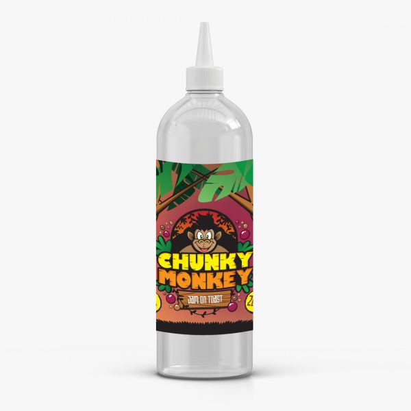 Jam On Toast By Chunky Monkey (Kingston) 200ML E Liquid 60VG Vape 0MG Juice Short Fill