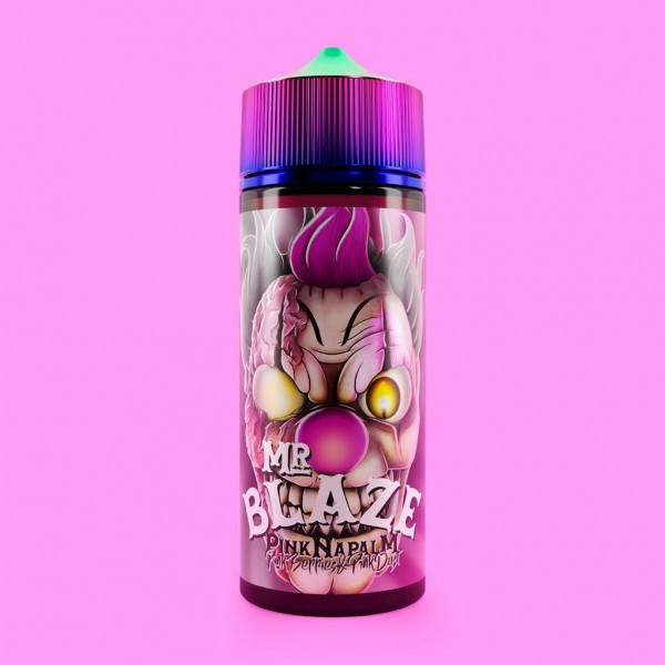 Pink Napalm By Mr Blaze 100ML E Liquid 70VG Vape 0MG Juice