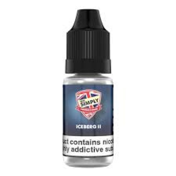 Iceberg II By Vape Simply 10ML E Liquid 50VG/50PG Vape Juice | All Strengths Available