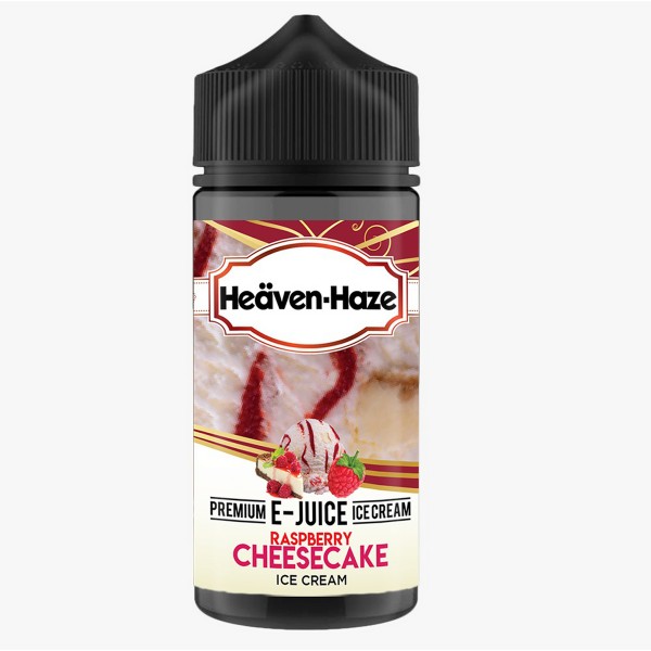 Raspberry Cheesecake Ice Cream By Heaven Haze 100ML E Liquid 70VG Vape 0MG Juice