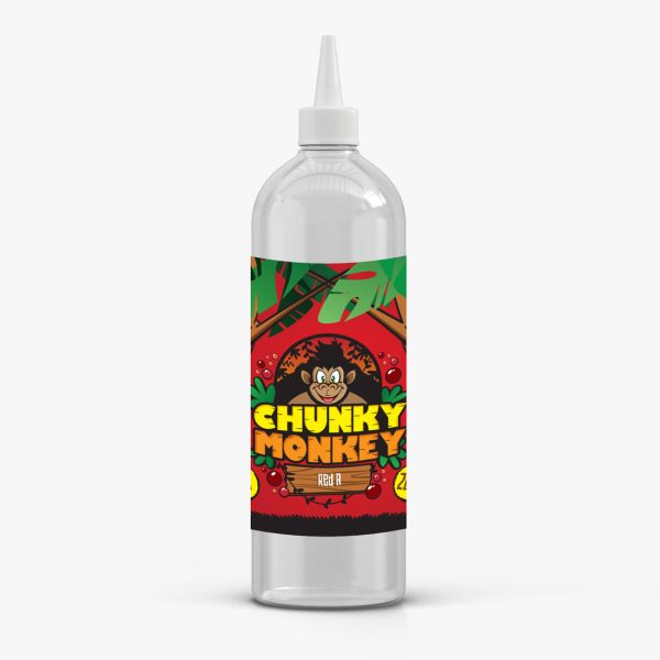 Red A By Chunky Monkey (Kingston) 200ML E Liquid 60VG Vape 0MG Juice Short Fill