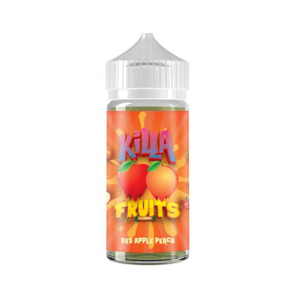 Red Apple Peach by Killa Fruits 100ml E-Liquid Juice 70VG Vape