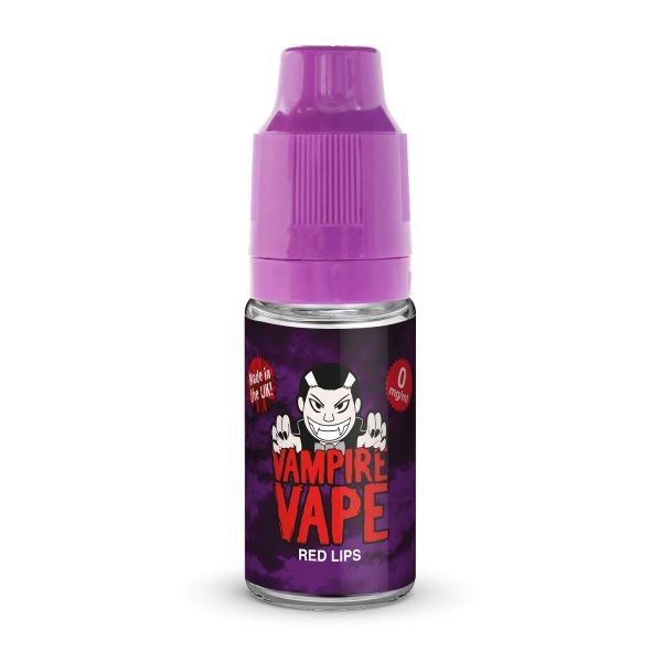 Red Lips By Vampire Vape 10ML E Liquid. All Strengths Of Nicotine Juice