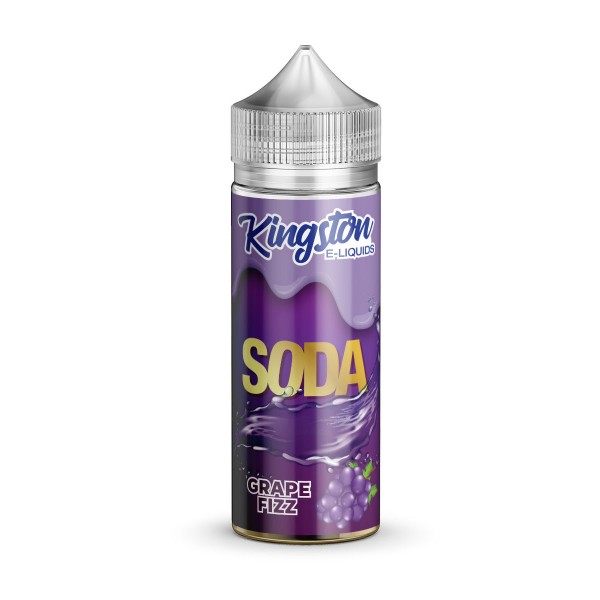 Grape Fizz by Kingston 100ml New Bottle E Liquid 70VG Juice