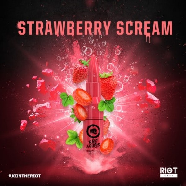 RIOT SQUAD – STRAWBERRY SCREAM 50ML SHORTFILL E LIQUID 70VG VAPE