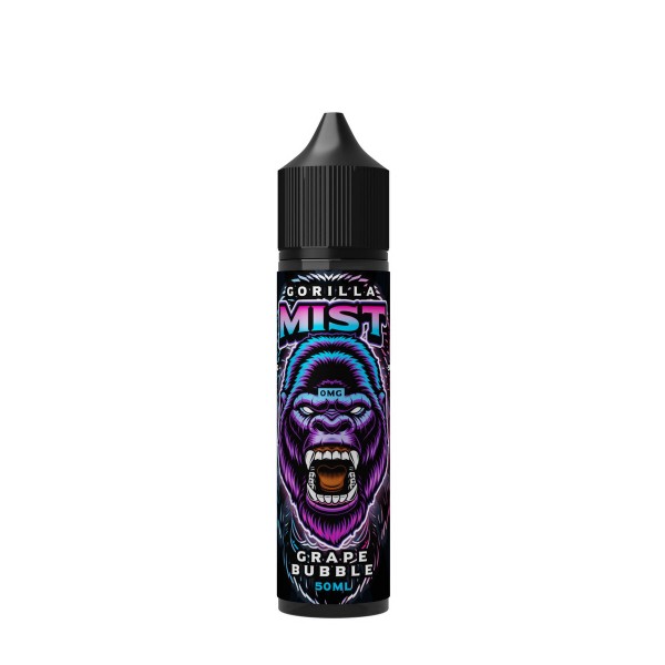 Grape Bubble By Gorilla Mist 50ML E Liquid 50VG Vape 0MG Juice Short Fill