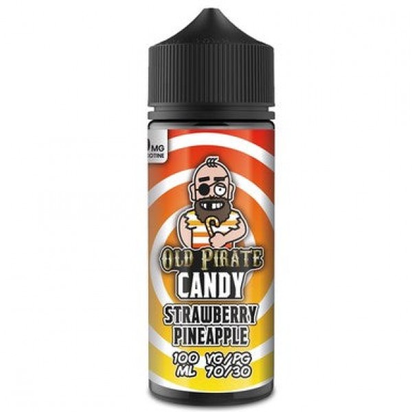 Candy - Strawberry Pineapple by Old Pirate 100ML E Liquid, 70VG Vape, 0MG Juice, Shortfill