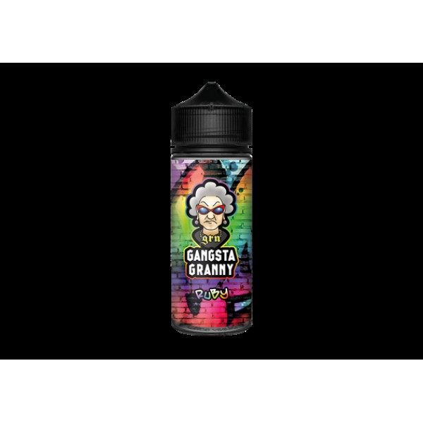 Ruby By Gangsta Granny 100ML E Liquid 70VG Vape 0MG Juice