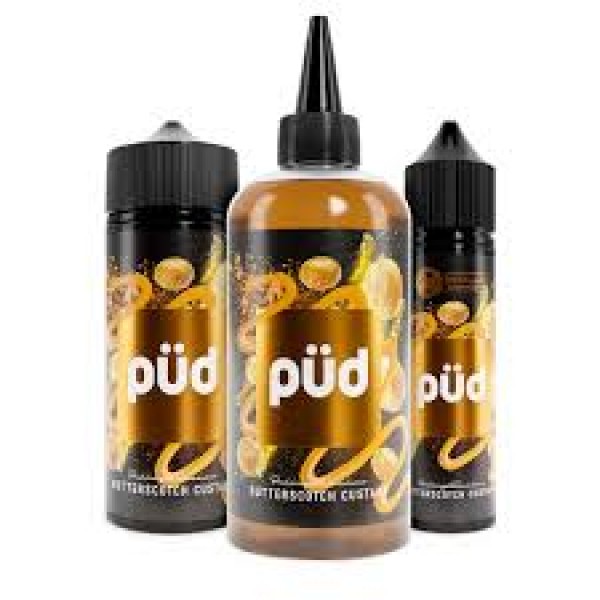 Butterscotch Custard by Pud 50ml, 100ml, 200ml E Liquid Vape Juice 70vg 30pg - Joes Juice