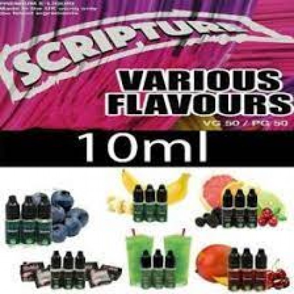 SCRIPTURE 12 x 10ML E LIQUID BOTTLES