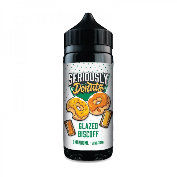 Glazed Biscoff By Doozy Seriously Donuts 100ML E Liquid 70VG Vape 0MG Juice