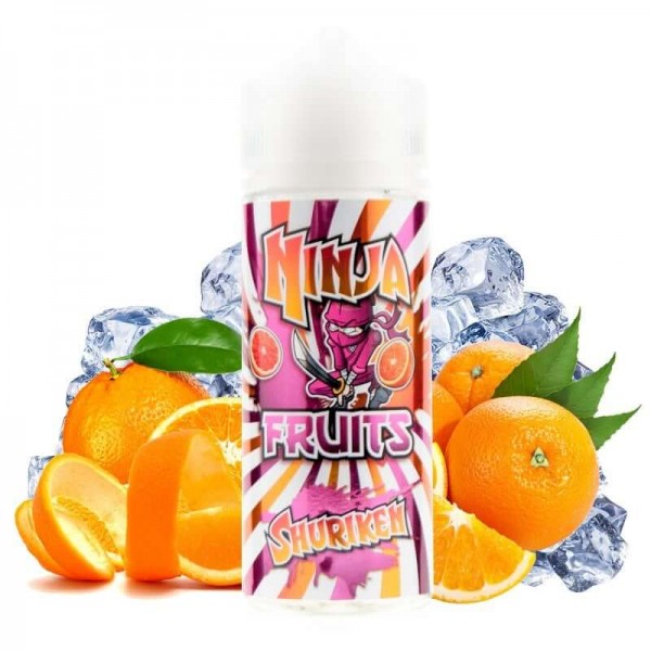 Shuriken by Ninja Fruits, 100ML E Liquid, 70VG Vape, 0MG Juice