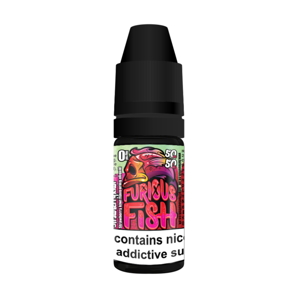 FURIOUS FISH 10ML STRAWBERRY KIWI E LIQUID 50VG VAPE TPD COMPLIANT MULTIBUY