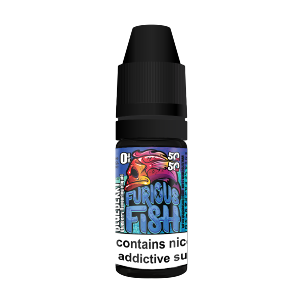 FURIOUS FISH 10ML BLUEBERRY E LIQUID 50VG VAPE TPD COMPLIANT MULTIBUY