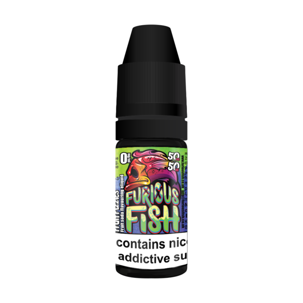 FURIOUS FISH 10ML FRUIT FIZZIES E LIQUID 50VG VAPE TPD COMPLIANT MULTIBUY