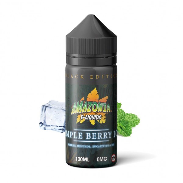 Simple Berry Ice By Amazonia Black Edition 100ML E Liquid 70VG Vape 0MG Juice