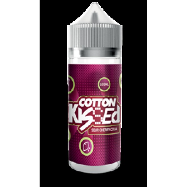 Sour Cherry Cola By Cotton Kissed 100ML E Liquid 70VG Vape 0MG Juice