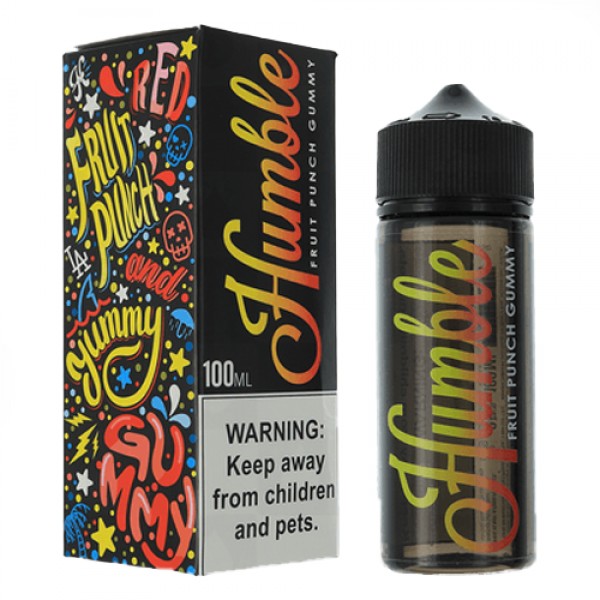 Fruit Punch Gummy By Humble 100ML E liquid 80VG Vape 0MG Juice Shortfill