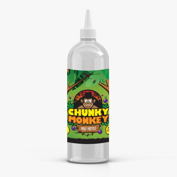 Fruit Pastels By Chunky Monkey (Kingston) 200ML E Liquid 60VG Vape 0MG Juice Short Fill