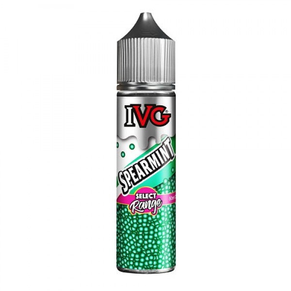 SPEARMINT BY I LOVE VG IVG SELECT RANGE 50ML SHORTFILL E LIQUID 70VG VAPE