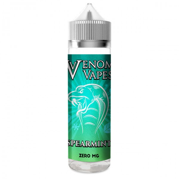 Spearmint By Venom Vapes 50ML E Liquid 80VG Vape 0MG Juice