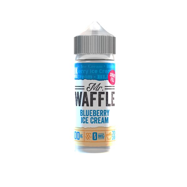 Blueberry Ice Cream by Mr Waffle. 100ML E-liquid, 0MG Vape, 70VG Juice