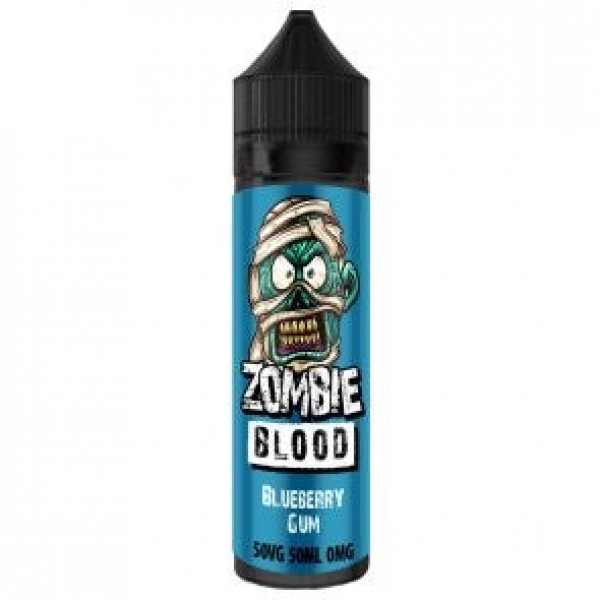 Blueberry Gum By Zombie Blood 50ML E Liquid 50VG Vape 0MG Juice