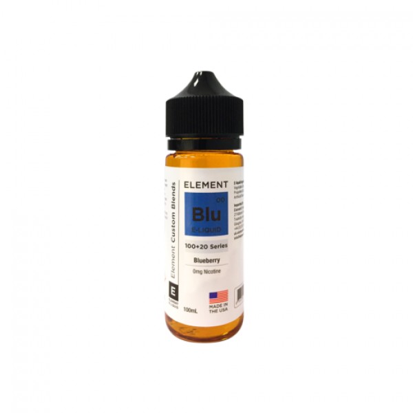 Blueberry Element. 100ML E-Liquid, 0MG Vape 80VG/20PG Juice