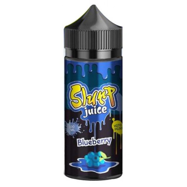 Blueberry - Slurp Juice, 100ML E Liquid, 70VG Vape, 0MG Juice, Shortfill
