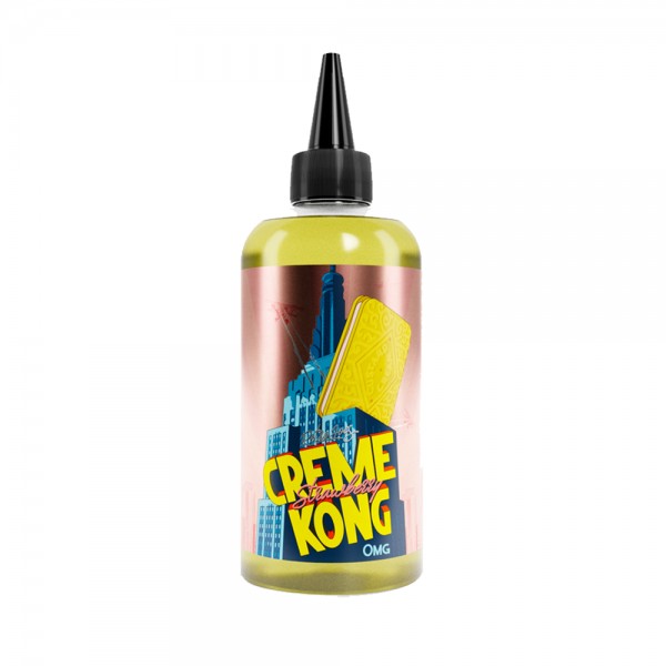 Strawberry by Joe's Juice Creme Kong 200ML E Liquid 70VG Vape 0MG Juice