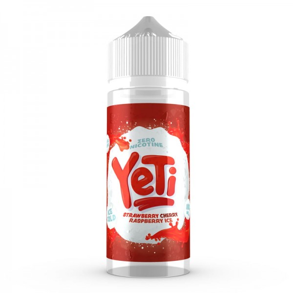 Strawberry Cherry Raspberry Ice by Yeti 100ml E Liquid Juice 70VG Vape Shortfill