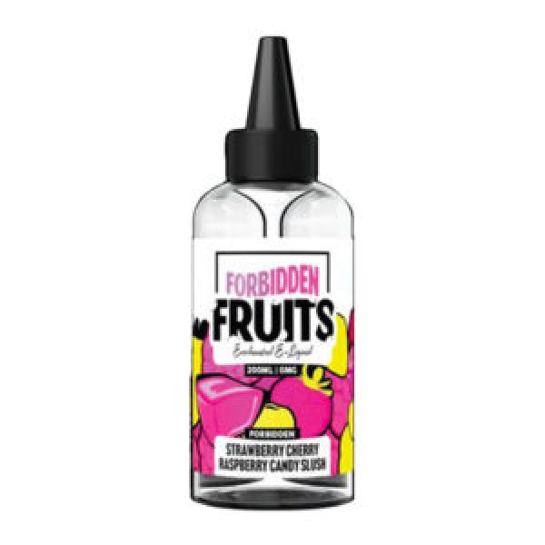 Strawberry Cherry Raspberry Candy Slush By Forbidden Fruits 100ML/200ML E Liquid 70VG 30PG Vape 0MG/3MG Juice