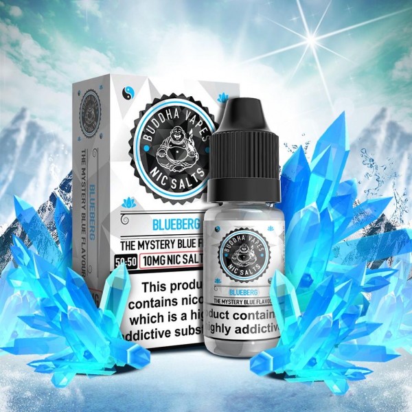 Blueberg by Buddha Vapes Nic Salts 10ML E Liquid 10MG Vape 50VG Juice