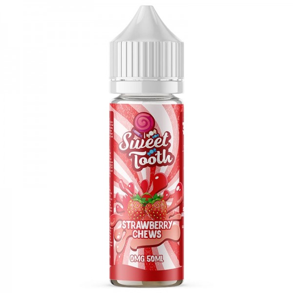 Strawberry Chews by Sweet Tooth 50ML E Liquid, 70VG Vape, 0MG Juice