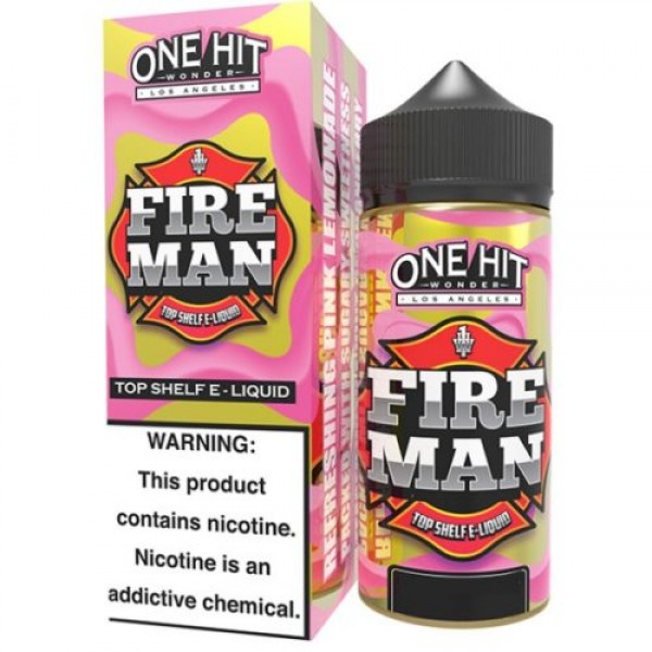 FIRE MAN – ONE HIT WONDER 100ML SHORTFILL E LIQUID 80VG VAPE