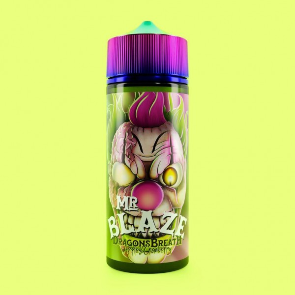 Dragons Breath By Mr Blaze 100ML E Liquid 70VG Vape 0MG Juice