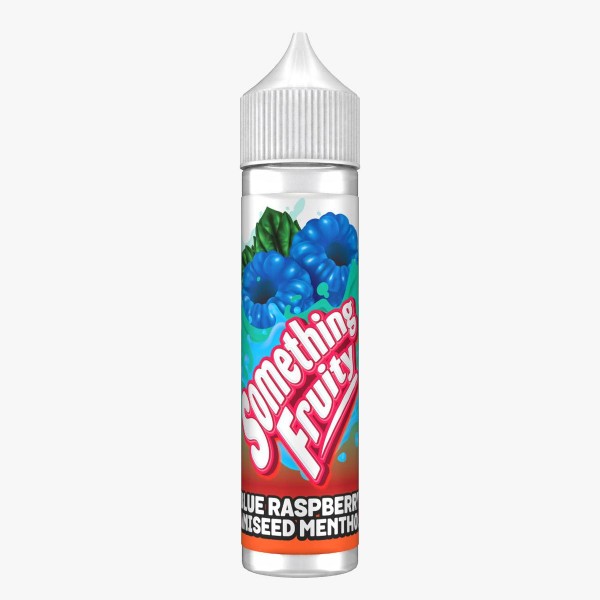 Blue Raspberry Aniseed Menthol By Something Fruity 50ML E Liquid 0MG Vape 50VG Juice