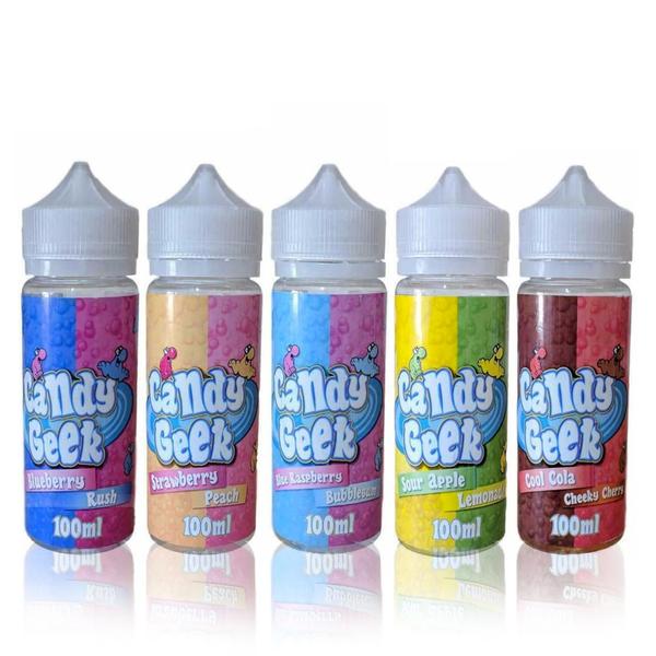 Strawberry Peach by Candy Geek 100ml Shortfill E Liquid E Juice 70VG Vape