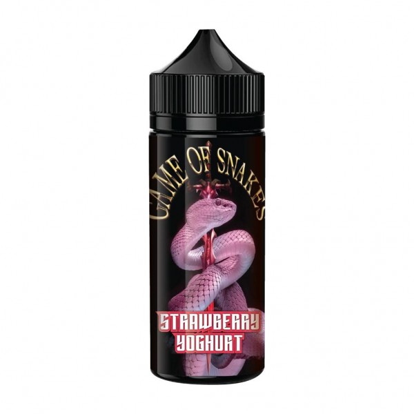 Strawberry Yoghurt By Game Of Snakes 100ML E Liquid 70VG Vape 0MG Juice