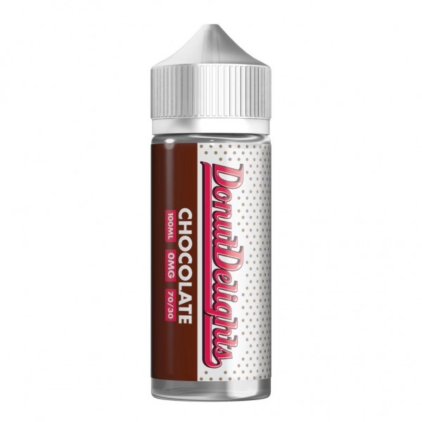 Donut Delights - Chocolate 100ML E Liquid 70VG Vape 0MG Juice