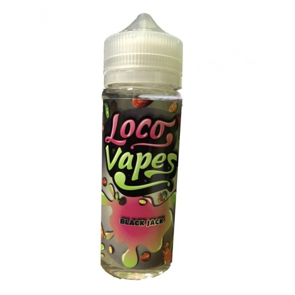 Blackjack by Loco Vapes. 100ML E-liquid, 0MG vape, 70VG/30PG juice