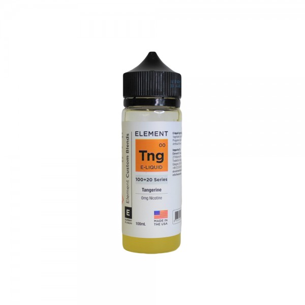 Tangerine Element. 100ML E-Liquid, 0MG Vape 80VG/20PG Juice