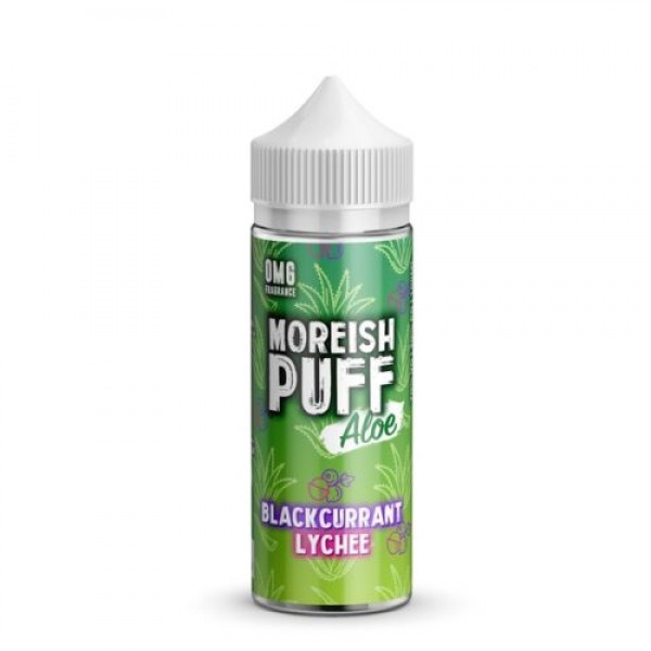 BLACKCURRANT LYCHEE – MOREISH PUFF ALOE 100ML SHORTFILL E LIQUID 70VG VAPE