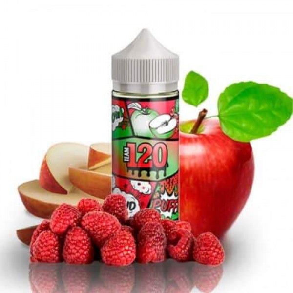 TEAM 120 – APPLE RASPBERRY 100ML SHORTFILL E Liquid 70VG VAPE